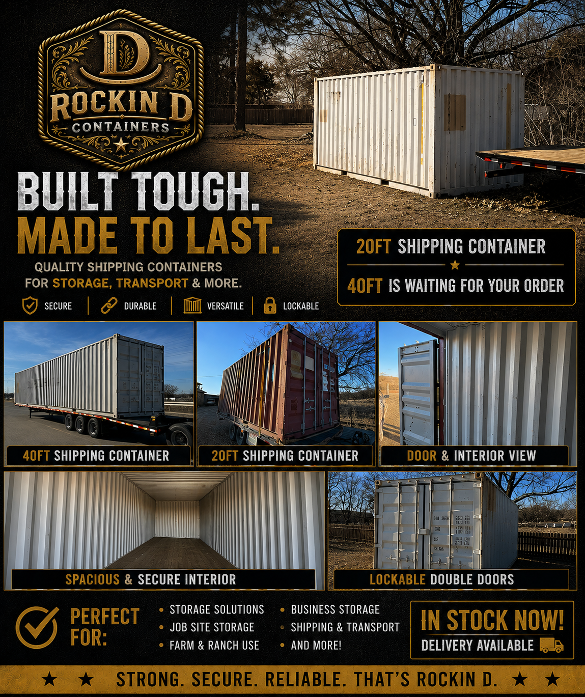 Rockin D Containers — Quality Shipping Containers